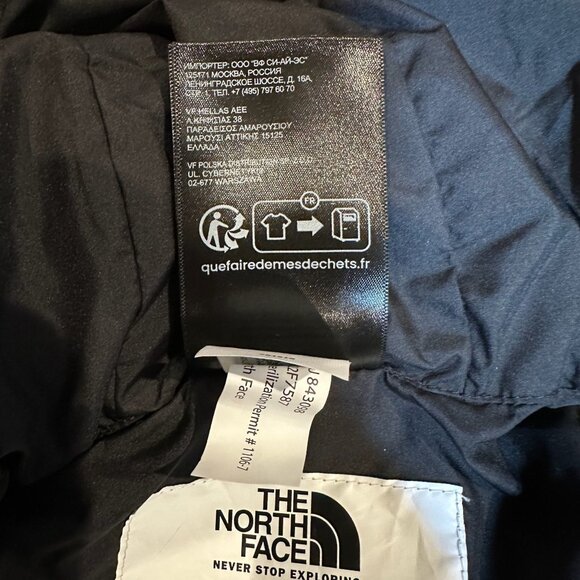 The North Face Toddler Baby 700-Fill Down Bunting Snowsuit 18-24M One-Piece Blue - Picture 10 of 11